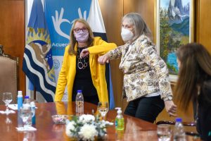 Alicia recibió al ministro Daniel Arroyo en Casa de Gobierno