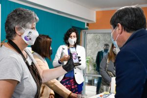 Emprendedorxs destacaron la visita de las autoridades provinciales y nacionales