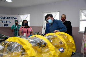 Emprendedorxs destacaron la visita de las autoridades provinciales y nacionales