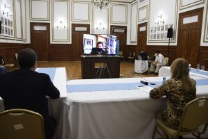 El Gobierno firmó convenio con Gobernador Gregores para obras