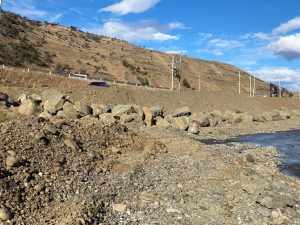 Realizaron la contención y protección del caño principal del Acueducto del Río Primavera