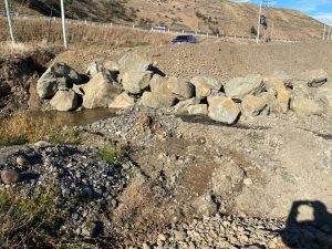 Realizaron la contención y protección del caño principal del Acueducto del Río Primavera