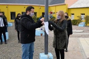 Alicia plantó arboles por la Memoria, Verdad y Justicia
