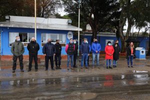 Autoridades provinciales recorrieron avances de obras en la Unidad Operativa Ramón Santos