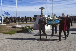 El Gobierno Provincial acompañó el acto homenaje a veteranxs y caídos en la Guerra de Malvinas