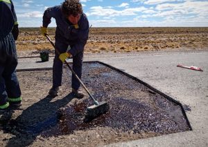 Continúan las labores en la Ruta Nacional Nº 40