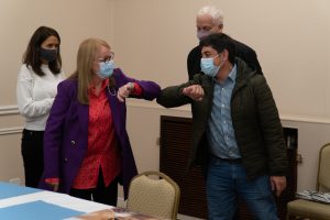 Alicia recibió a autoridades del Ministerio de Obras Públicas de Nación
