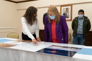Alicia recibió a autoridades del Ministerio de Obras Públicas de Nación
