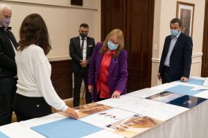 Alicia recibió a autoridades del Ministerio de Obras Públicas de Nación
