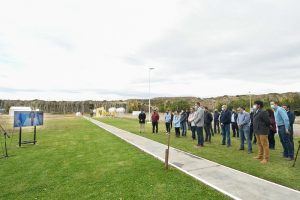 Autoridades provinciales inauguraron la planta de gas en Los Antiguos