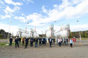 Autoridades provinciales inauguraron la planta de gas en Los Antiguos