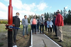 Autoridades provinciales inauguraron la planta de gas en Los Antiguos