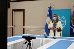 Autoridades provinciales inauguraron la planta de gas en Los Antiguos