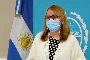 Alicia destacó la inauguración de la planta que beneficiará a más familias de Los Antiguos