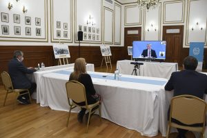 Alicia acompañó la presentación del programa de Créditos Casa Propia