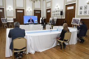 Alicia acompañó la presentación del programa de Créditos Casa Propia