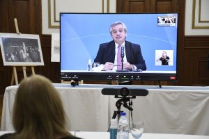 Alicia acompañó la presentación del programa de Créditos Casa Propia