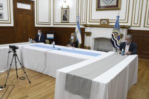 Alicia acompañó la presentación del programa de Créditos Casa Propia