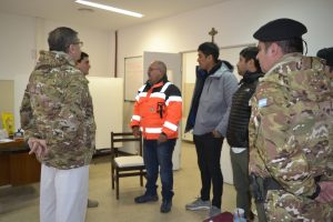 El COE recorrió el Hospital Militar de Río Gallegos