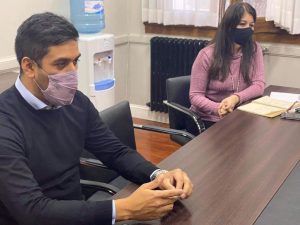 Zuliani recibió a los intendentes de Los Antiguos y Puerto Santa Cruz