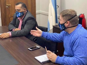Zuliani recibió a los intendentes de Los Antiguos y Puerto Santa Cruz