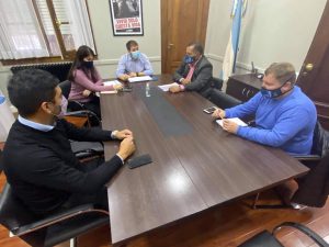 Zuliani recibió a los intendentes de Los Antiguos y Puerto Santa Cruz