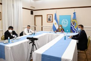 Alicia participó de reunión virtual con el presidente Alberto Fernández