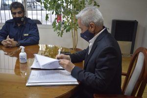 Seguridad firmó el convenio de Rendición de Cuentas con el Tribunal
