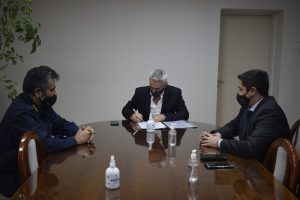 Seguridad firmó el convenio de Rendición de Cuentas con el Tribunal