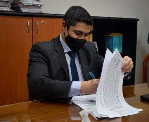 Seguridad firmó el convenio de Rendición de Cuentas con el Tribunal