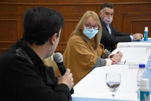 Grasso destacó la firma de convenio para obras en Río Gallegos