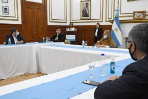 Grasso destacó la firma de convenio para obras en Río Gallegos