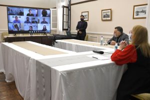 El Gobierno presentó el proyecto de reconstrucción de puertos en Puerto Deseado