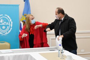 La Gobernadora recibió a autoridades de Seguridad de la Nación