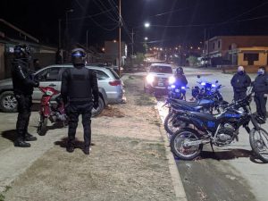 Amplio despliegue policial para realizar operativos de saturación en la Provincia