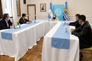 La Gobernadora recibió al intendente de 28 de Noviembre para trabajar en proyectos en común
