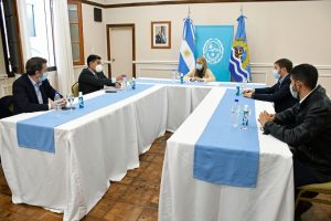 La Gobernadora recibió al intendente de 28 de Noviembre para trabajar en proyectos en común