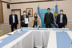 La Gobernadora recibió al intendente de 28 de Noviembre para trabajar en proyectos en común