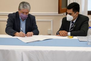 La Gobernadora recibió al intendente de 28 de Noviembre para trabajar en proyectos en común
