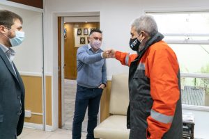 Alicia recibió en Casa de Gobierno al interventor de Yacimientos Carboníferos Río Turbio