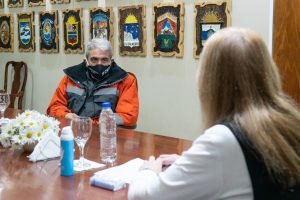 Alicia recibió en Casa de Gobierno al interventor de Yacimientos Carboníferos Río Turbio