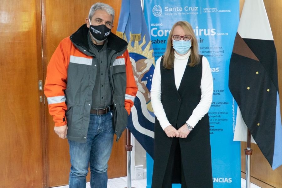 Alicia recibió en Casa de Gobierno al interventor de Yacimientos Carboníferos Río Turbio