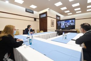 Alicia encabezó el acto de presentación de nuevas obras de agua y saneamiento