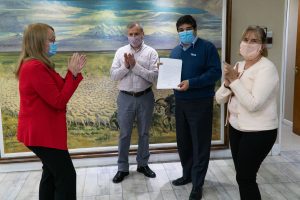 Alicia firmó la homologación de los artículos del Convenio Colectivo Sectorial de Salud
