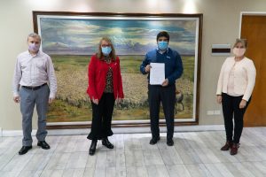Alicia firmó la homologación de los artículos del Convenio Colectivo Sectorial de Salud