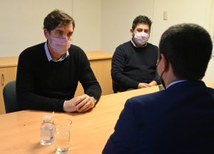 De La Torre recibió al titular de la Agencia de Seguridad Vial Nacional