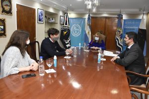Alicia recibió al Titular de la Agencia de Seguridad Vial Nacional en Casa de Gobierno