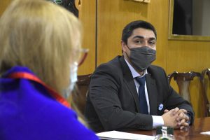Alicia recibió al Titular de la Agencia de Seguridad Vial Nacional en Casa de Gobierno