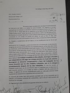 Trabajo recibirá a cuatro enfermeros para abordar sus reclamos particulares