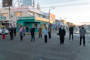 Autoridades Provinciales participaron del izamiento por el 25 de Mayo